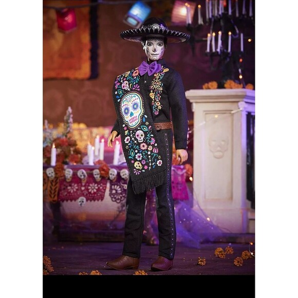Dia De Muertos Ken 2021 Barbie Day of the Dead Doll (GXL26) - Picture 5 of 5